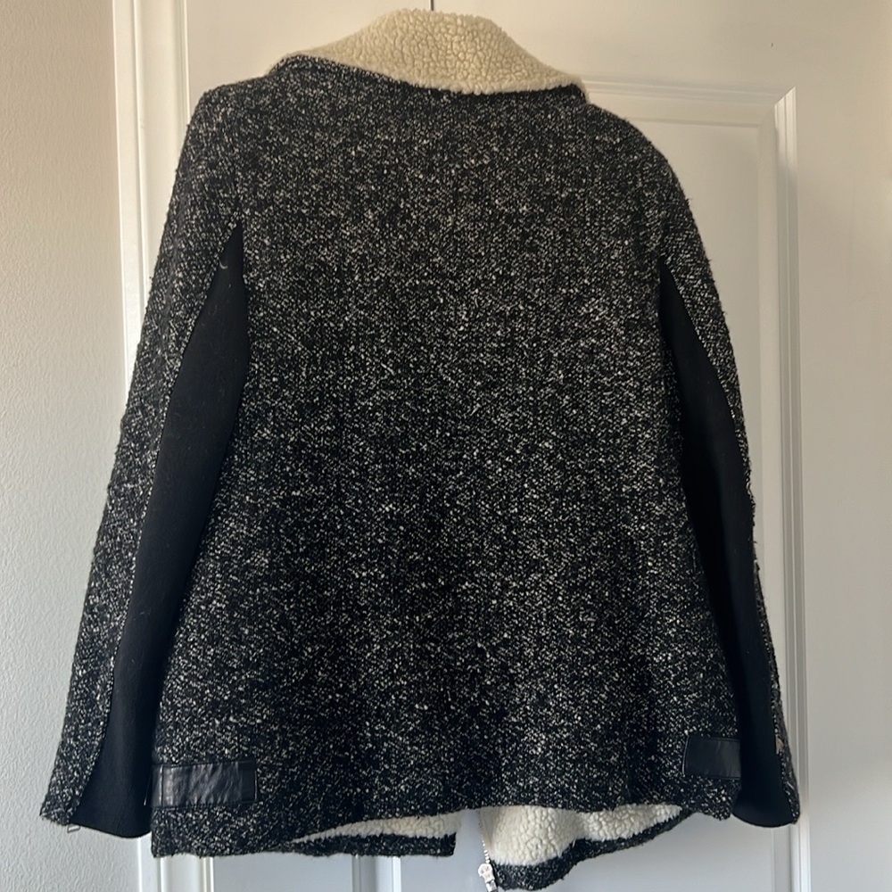 Bcbgeneration Coat Shearling Size Medium Only Wor… - image 4